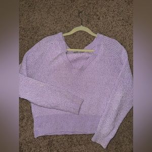Cute lilac purple Urban Outfitters knit sweater